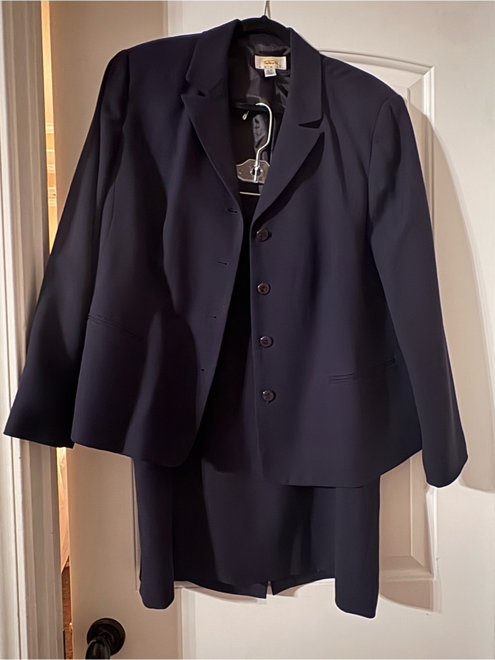 Classic Eggplant Women’s Blazer and Skirt